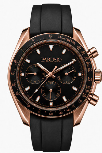 Parusio vk63 chronograph - chronograph, black