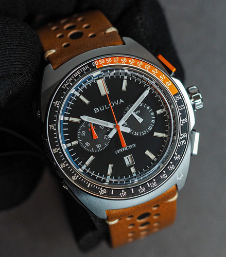 Bulova racer black dial - racer,