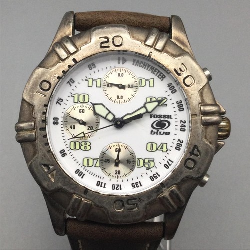 Fossil blue chronograph mens - chronograph,