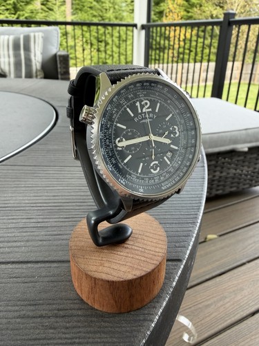 Rotary pilot chronograph - rotary, black