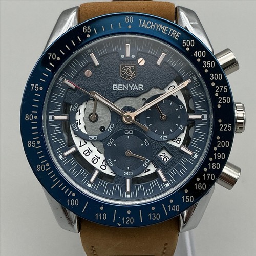 Benyar mens watch - mens, 46mm