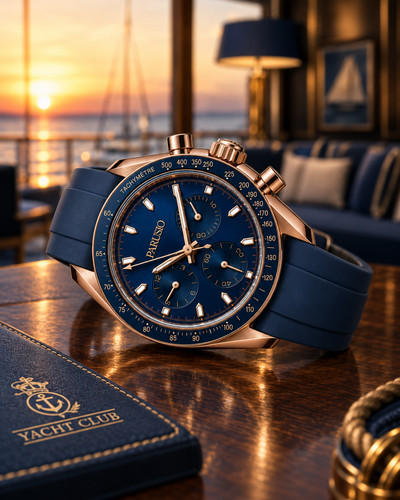 Parusio mens chronograph blue - mens,