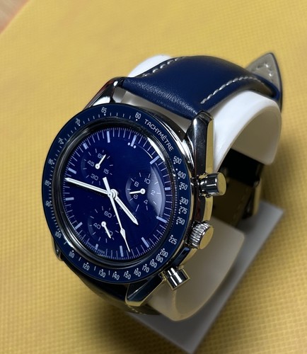 Men blue chronograph style - blue,