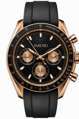 Parusio vk63 chronograph black - parusio,