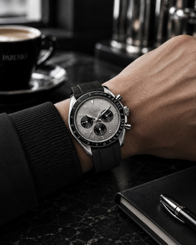 Parusio mens chronograph grey - parusio,
