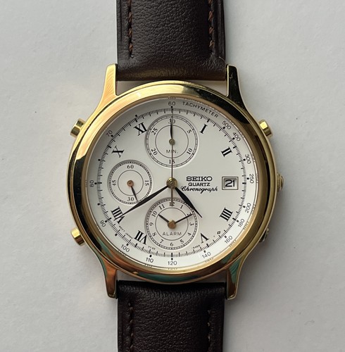 Seiko 7t32 6a50 - seiko, chronograph