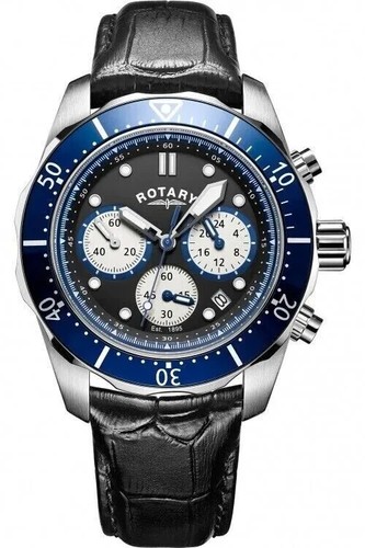 Rotary chronograph watch blue - rotary,