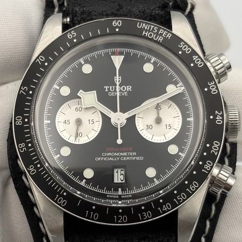 Tudor black bay - black, chronograph